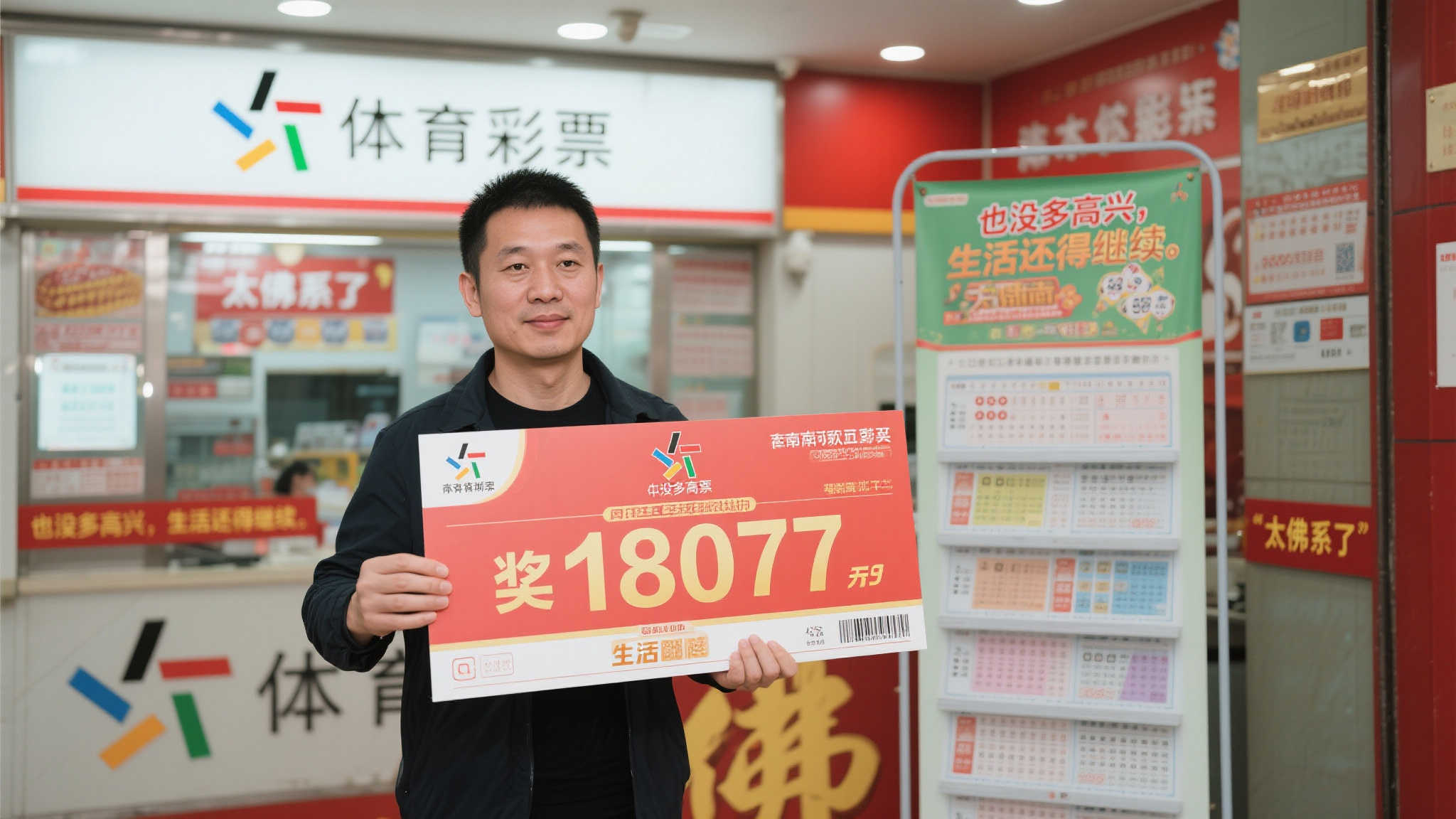 男子中体彩1807万淡然以对，每期投入仅二三百元